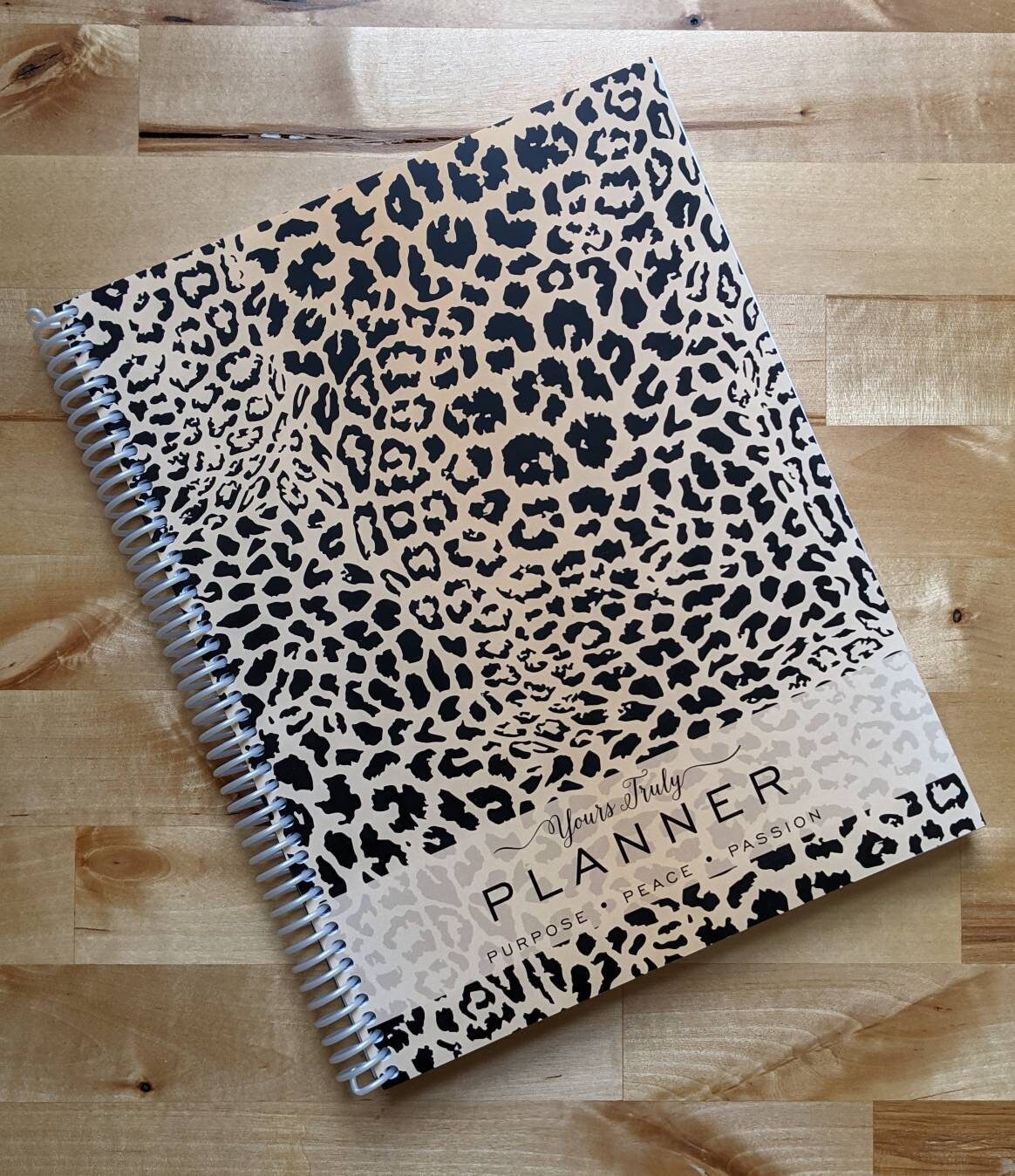 NEW 2023 Simple Appointment Book Cheetah Leopard Print 7am9pm