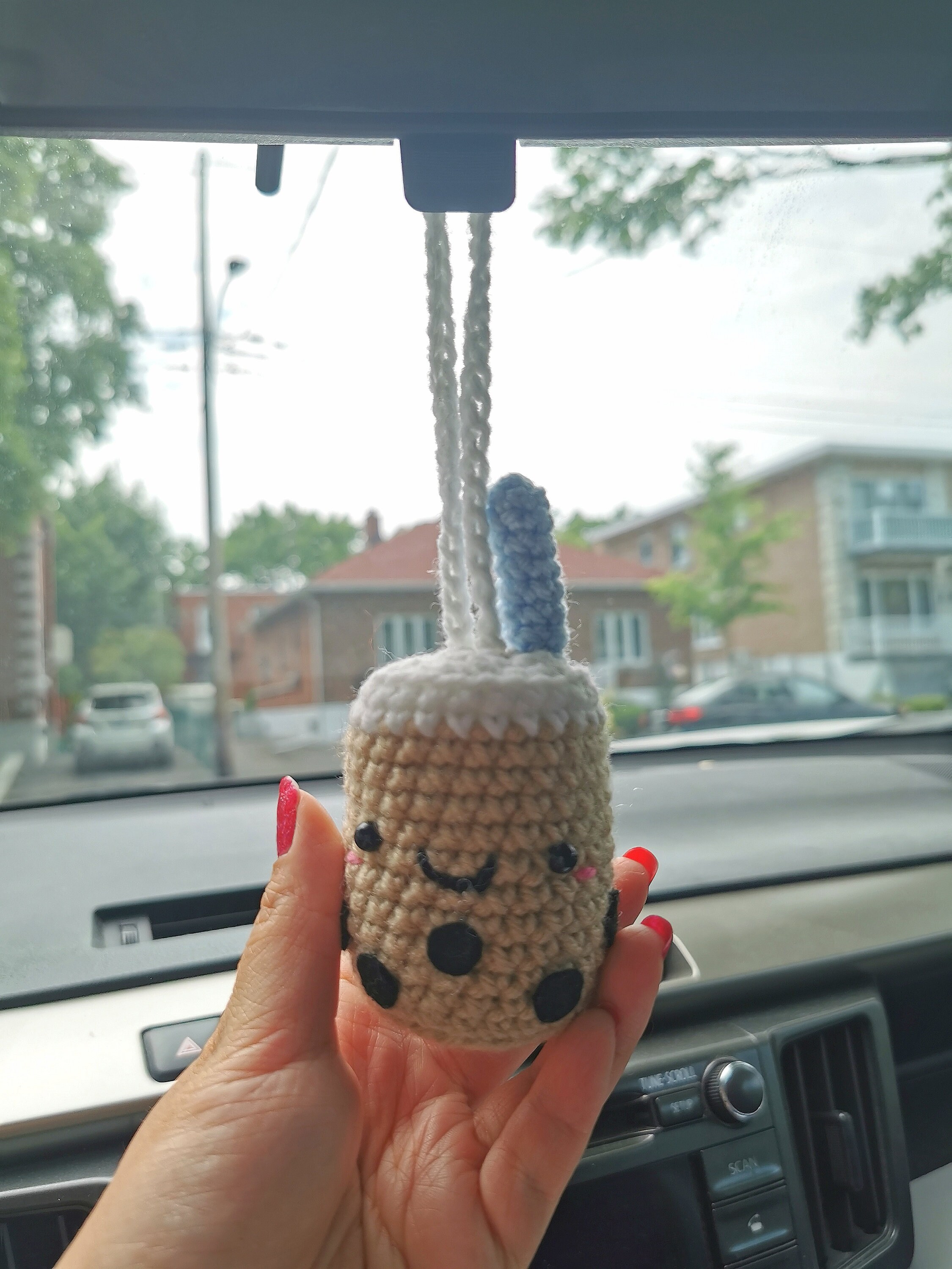 Boba Bubble Tea Car Accessories Cute Car Accessories Women Etsy