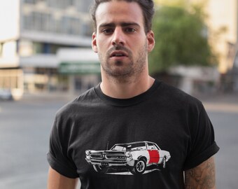 65 Pontiac GTO Unisex T-shirt, Men's Shirts, Old Classic Muscle Cars, Vintage Cars, Car Shirts, Old Cars, Retro Auto Designs