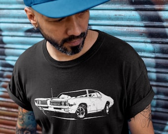 69 Pontiac GTO Unisex T-shirt, Men's Shirts, Old Classic Muscle Cars, Vintage Cars, Car Shirts, Old Cars, Retro Auto Designs