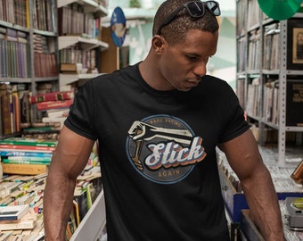 Make Racing Stick Again, Unisex T-Shirt, Men's Car Shirts, Classic Cars, Vintage Muscle Car Tees, Drag Racing, Retro Auto Designs