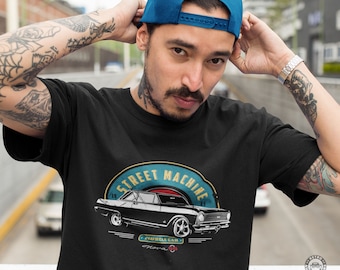 65 Street Machine Chevy Nova SS Unisex T-shirt, Chevy Shirts, Classic Cars, Vintage Cars, Old Muscle Cars, Muscle Cars, Retro Auto Designs