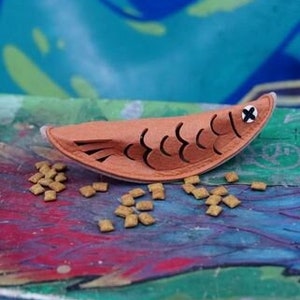 Cat Fish Puzzle For Cat Treats