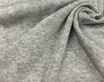 Cotton/Poly Heather Grey Jersey (Heavy weight)