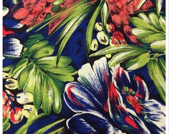100% Floral Printed Rayon Challis