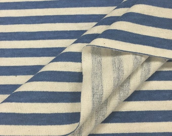 100% Cotton Printed Stripe Jersey