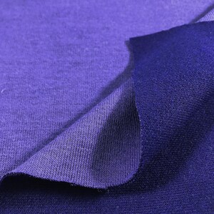 Cotton Blend Double Face Jersey 3. Deep Purple