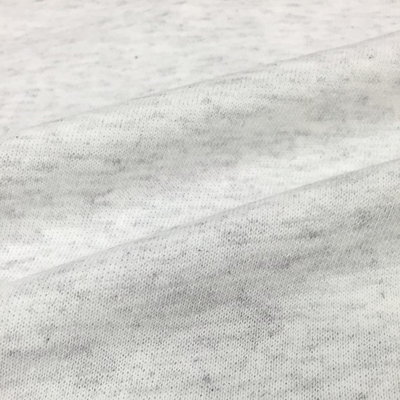 Fabric pure cotton fleece grey