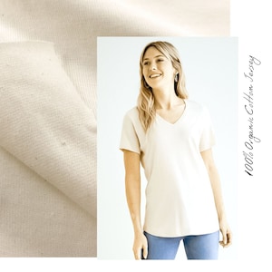 100 % Organic Cotton Jersey (T-shirt Weight)