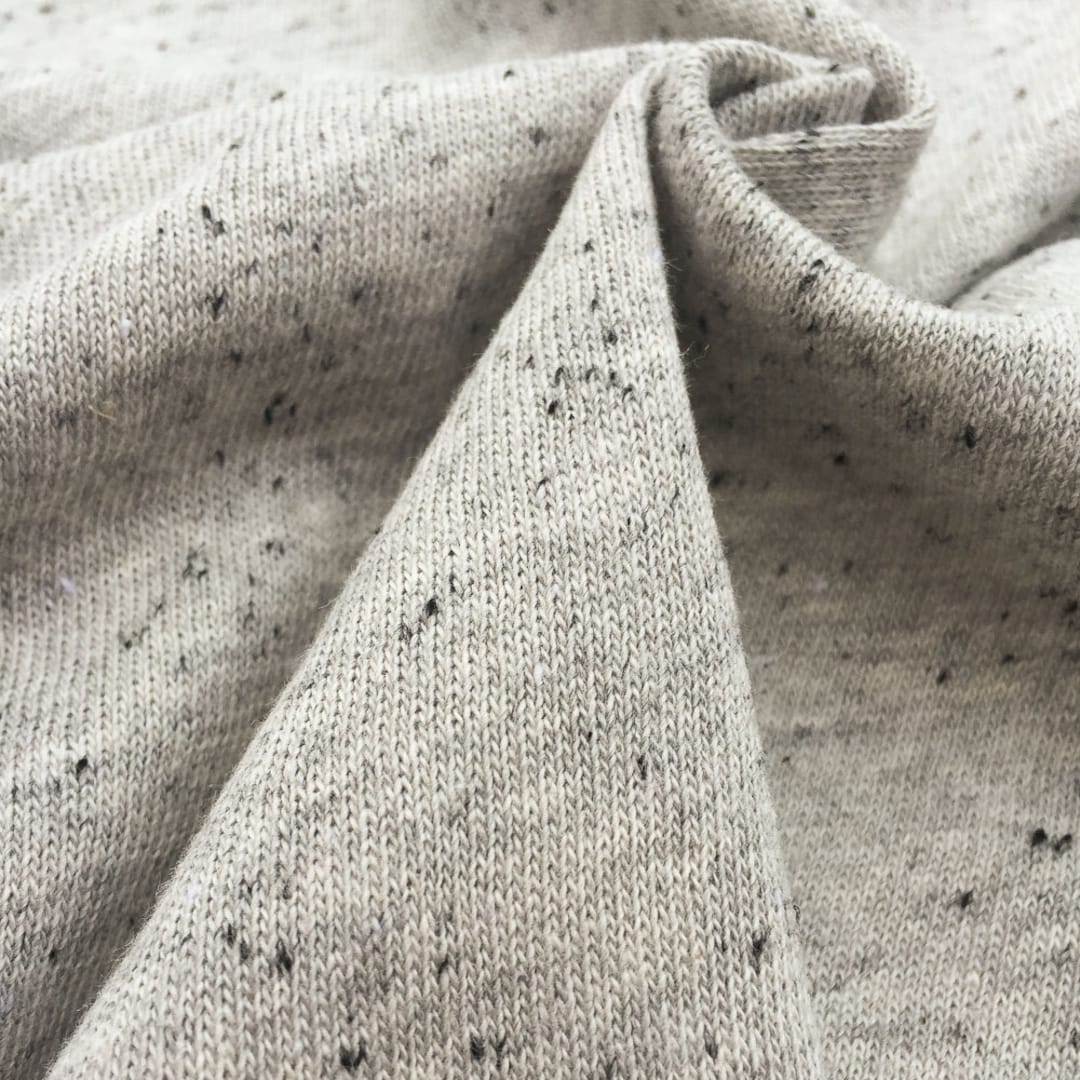 Cotton Jersey With Black Nub Yarn 1618N Etsy