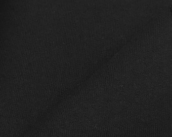 Heavy Cotton/Poly Black Fleece