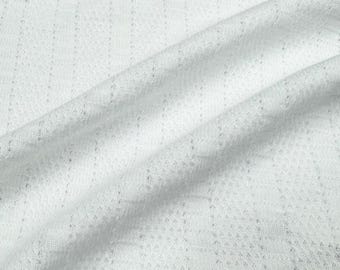 100% Cotton Soft Pointelle Knit ( Light Weight )