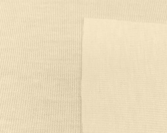 100% Organic Cotton 1x1 Rib Trim