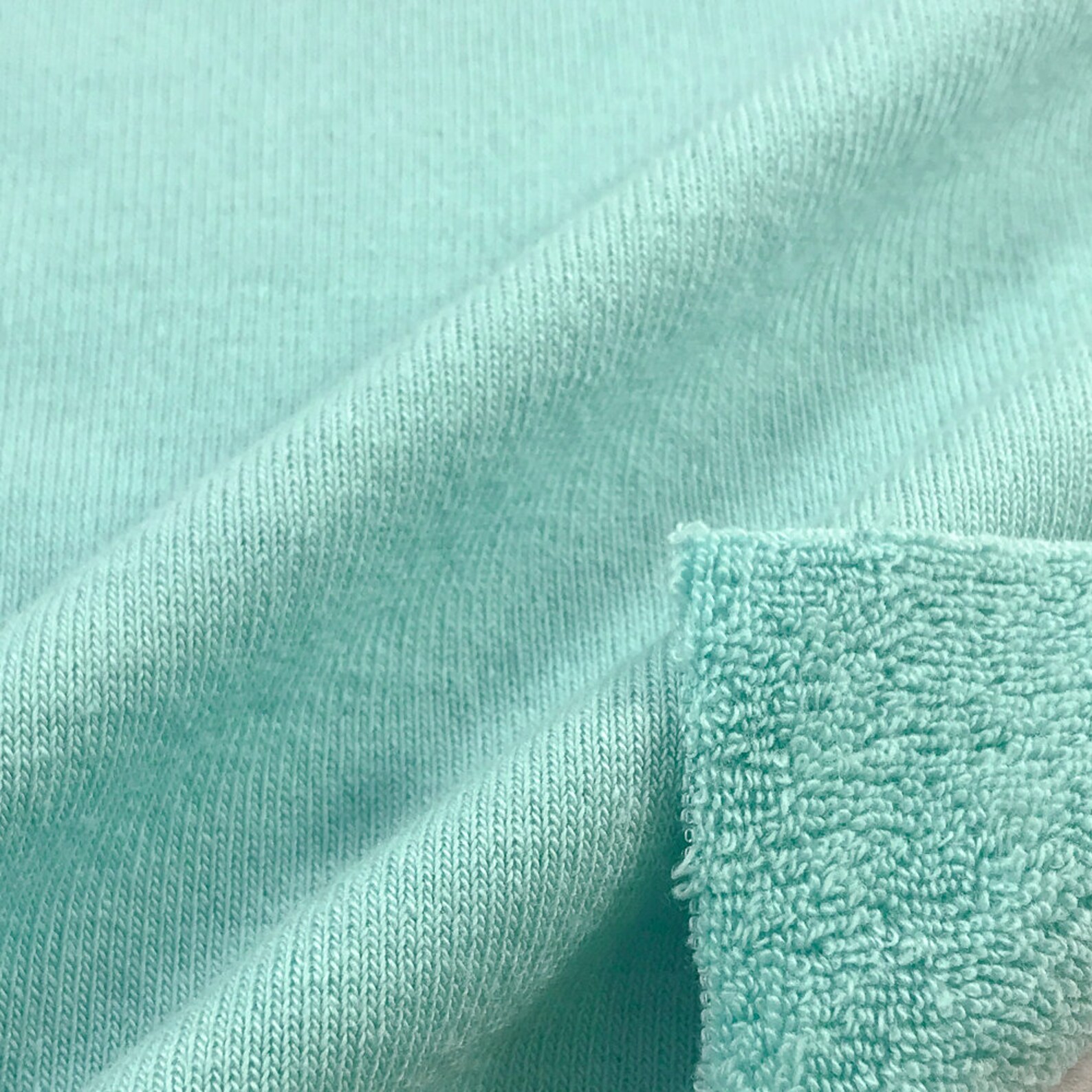 Loop Terry Towel Poly/Cotton Knit Etsy