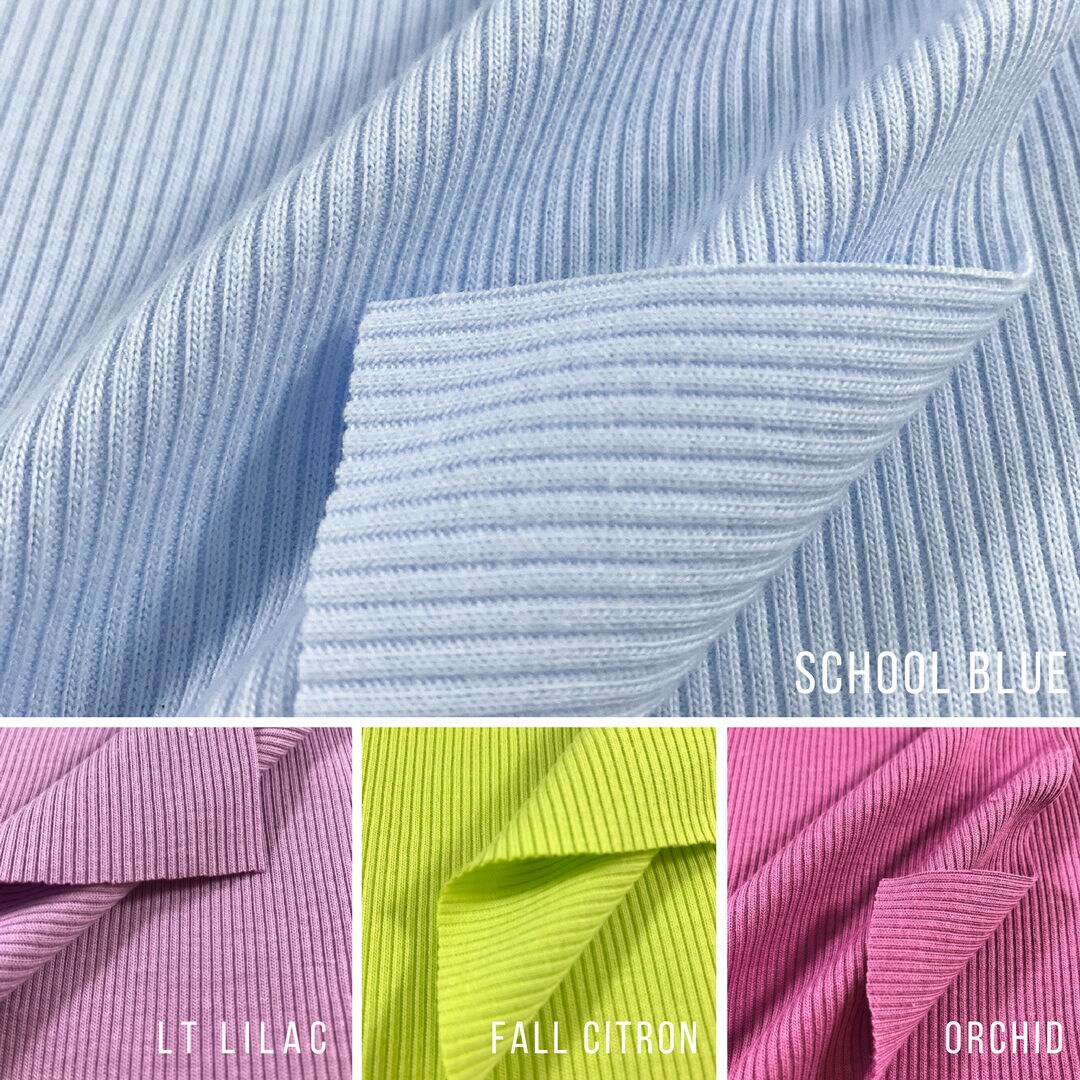 Nylon Poly Rib 2x1 Poly Cotton Rib (lightweight) - Etsy