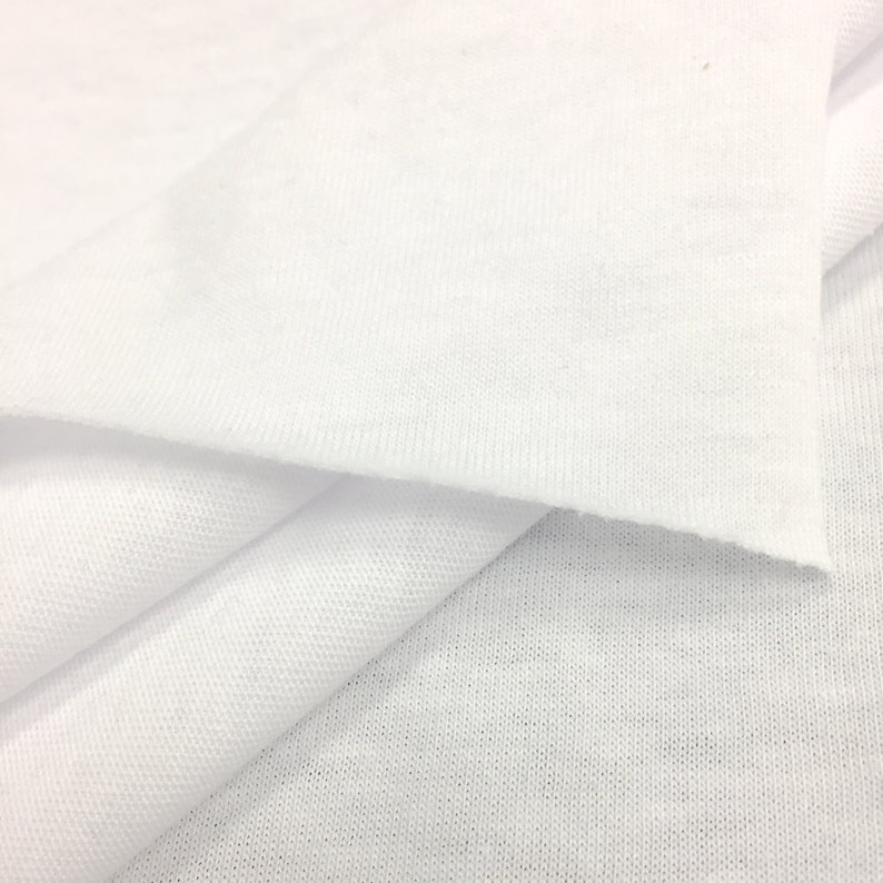 50/50 Poly/Cotton T-Shirt Jersey 1. White