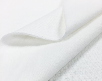 100% Cotton White Fleece