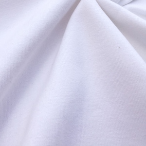 May include: Close-up of a white fabric with a smooth texture. The fabric is wrinkled and has a slight sheen.