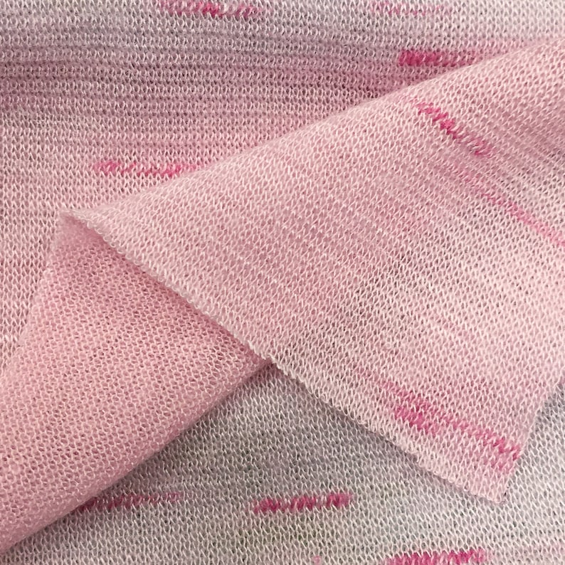 Slub Jersey Knit Fabric 2428PR Etsy