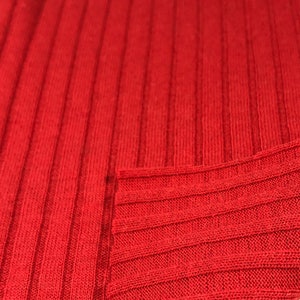 Ecru Heavy Rayon-cotton Sweater Rib Knit - 12oz - 41