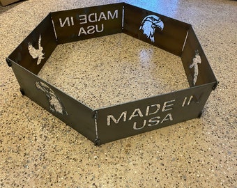 Made in USA Fire Ring, Fire Pit, Bald Eagle FREE SHIPPING