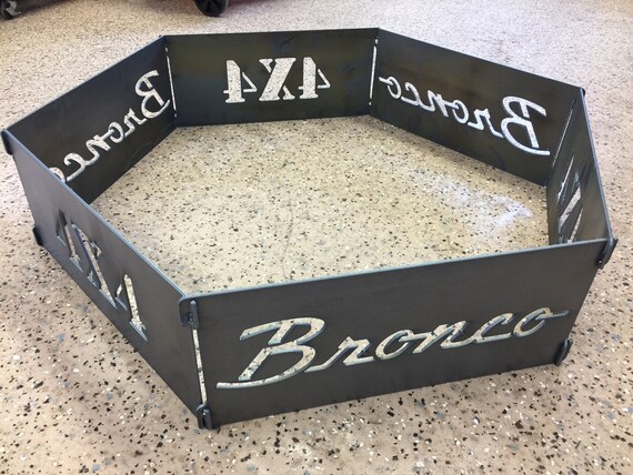 Bronco 4x4 Fire Pit Collapsible And Portable Fire Ring Free Etsy