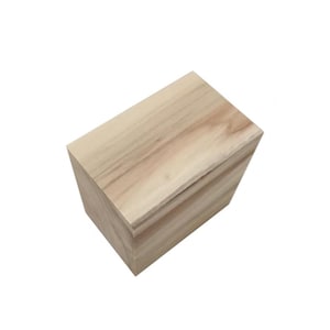 Cottonwood Block: Natural Wood Carving Blank (4x4x3 inch)