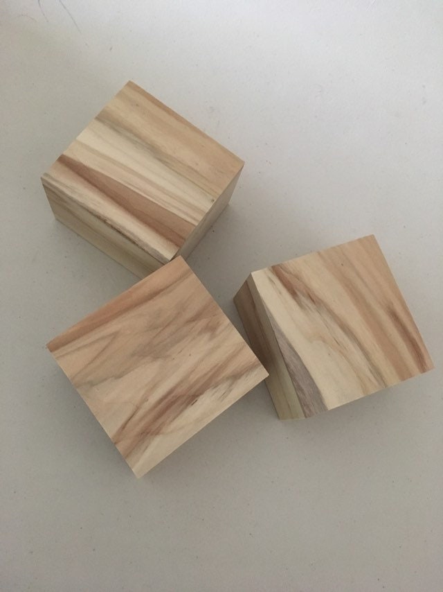 Wood Blocks for Crafts 1.5 Inch Wood Craft Block Crafting 