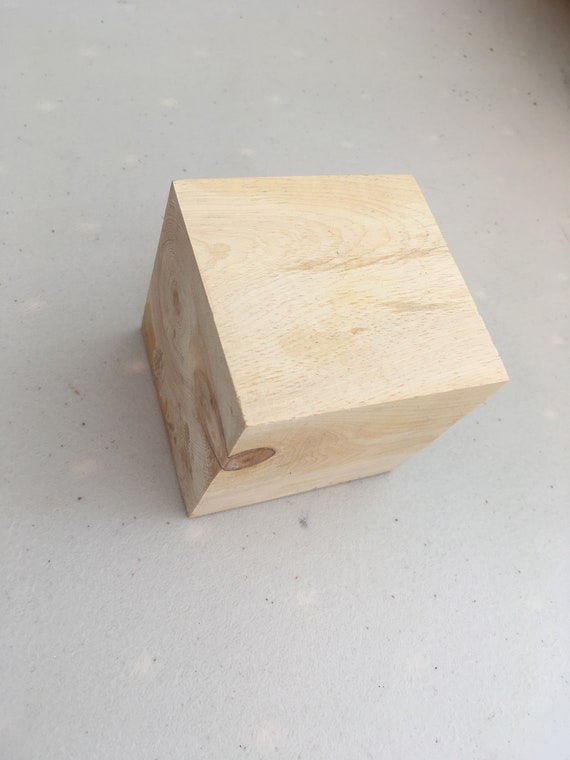 3 Inch Cedar Wood Block Etsy