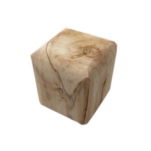 WILLOW Wood Block with Beveled Edges  3 inch