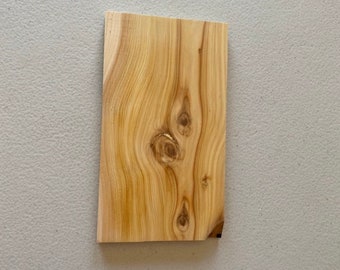 CEDAR Wood BLOCK  7 inch x 4 inch x 1 inch