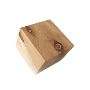 Mountain CEDAR Wood   Block  4 inch x 4 inch x 3 inch