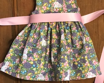春のイースタープリントドールドレス