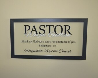 Personalized Pastor's Wife Appreciation Gift