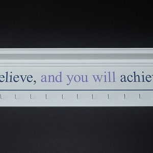 Believe Medal Hanger Medal Display Award Display Trophy Shelf Ribbon Holder Sports Shelf Trophy Rack Sports Award Display 30&quot;
