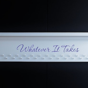 Medal Holder Ribbon Display Medal Hanger Award Display Running Swimming Soccer Trophy Shelf Sports Award Display 30&quot;