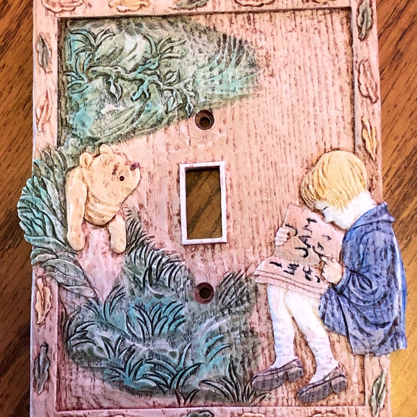 Winnie the Pooh Classic light switch plate