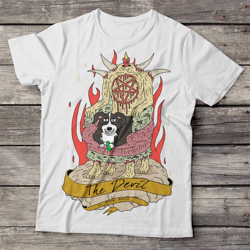 ★2023SS新作★NERDY★House of Devil T-shirt THE DEVIL || T-shirt Designed by Us, With Love. - Etsy
