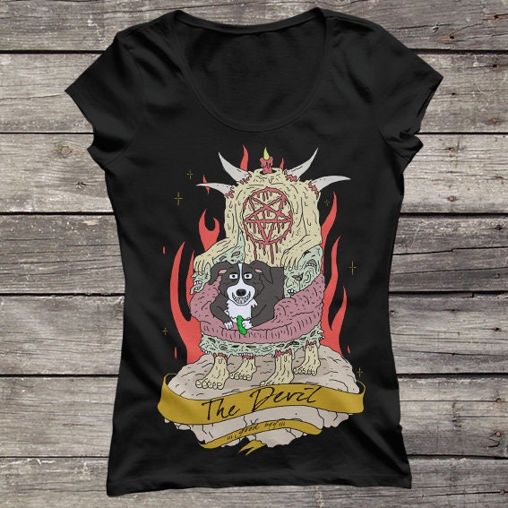 ★2023SS新作★NERDY★House of Devil T-shirt THE DEVIL || T-shirt Designed by Us, With Love. - Etsy
