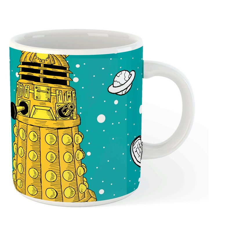 Tasse à Café Doctor Who - Modèle Police Box Bleue - Céramique Sans Plomb