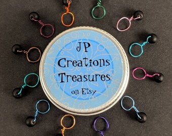 Knit stitch markers - fits 4.5mm/us7 knitting needles
