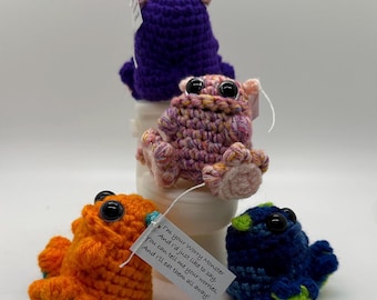 Chochet Worry Monster 2” tall