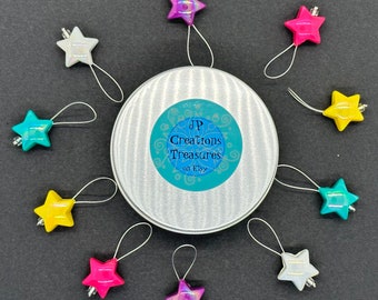Knit stitch markers - fits size 10mm/us15 knitting needles or below