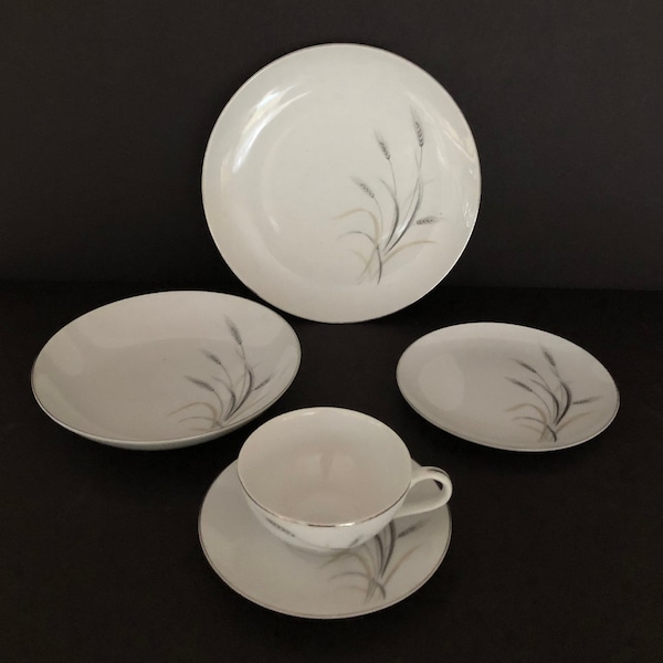 Silver Rhythm, Kaysons Vintage China,   Fine China, Japan, Open Stock