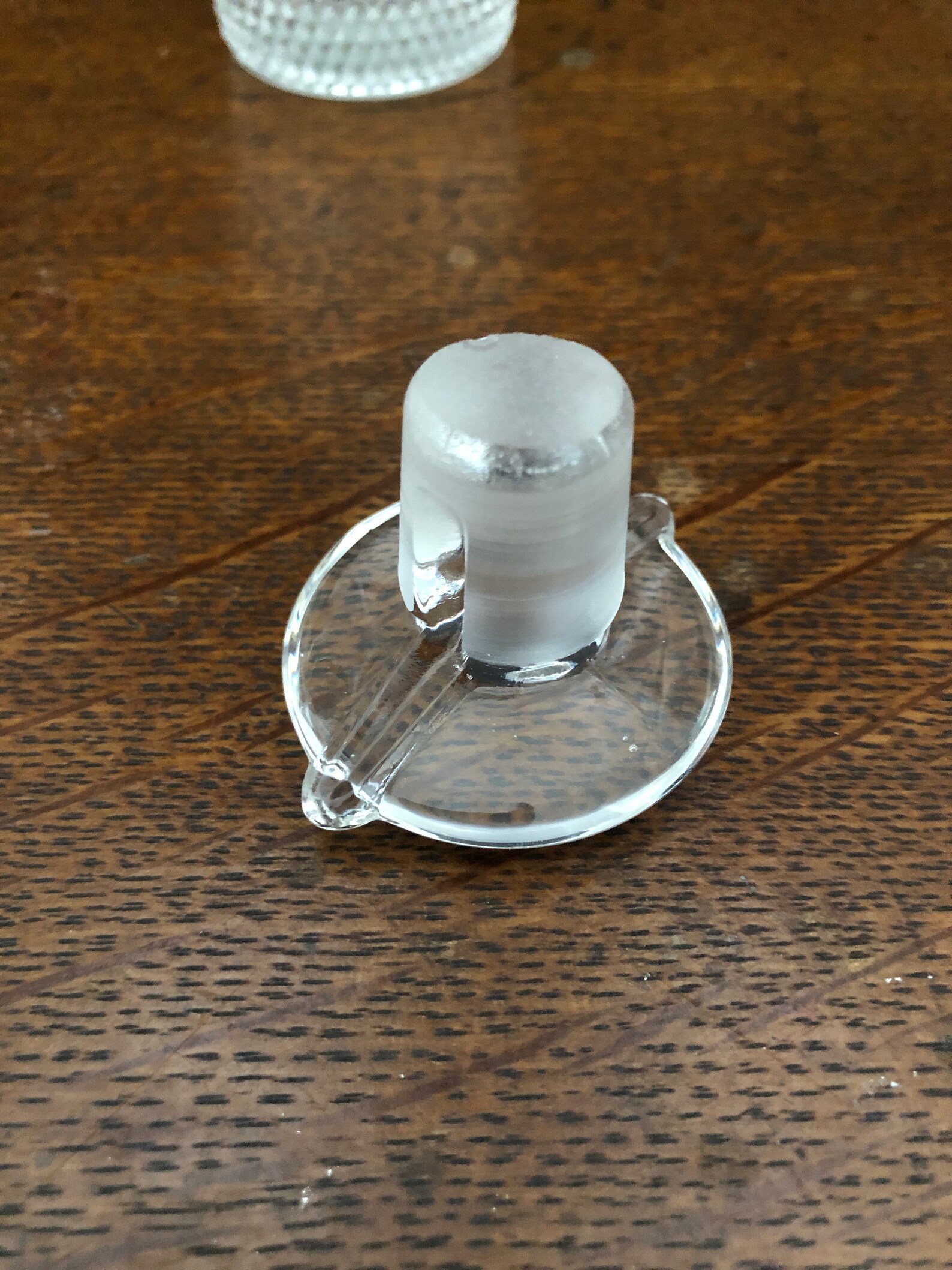 Glass Cruet Bar Cart Accessiory Hand Blown Stopper Sherry Etsy