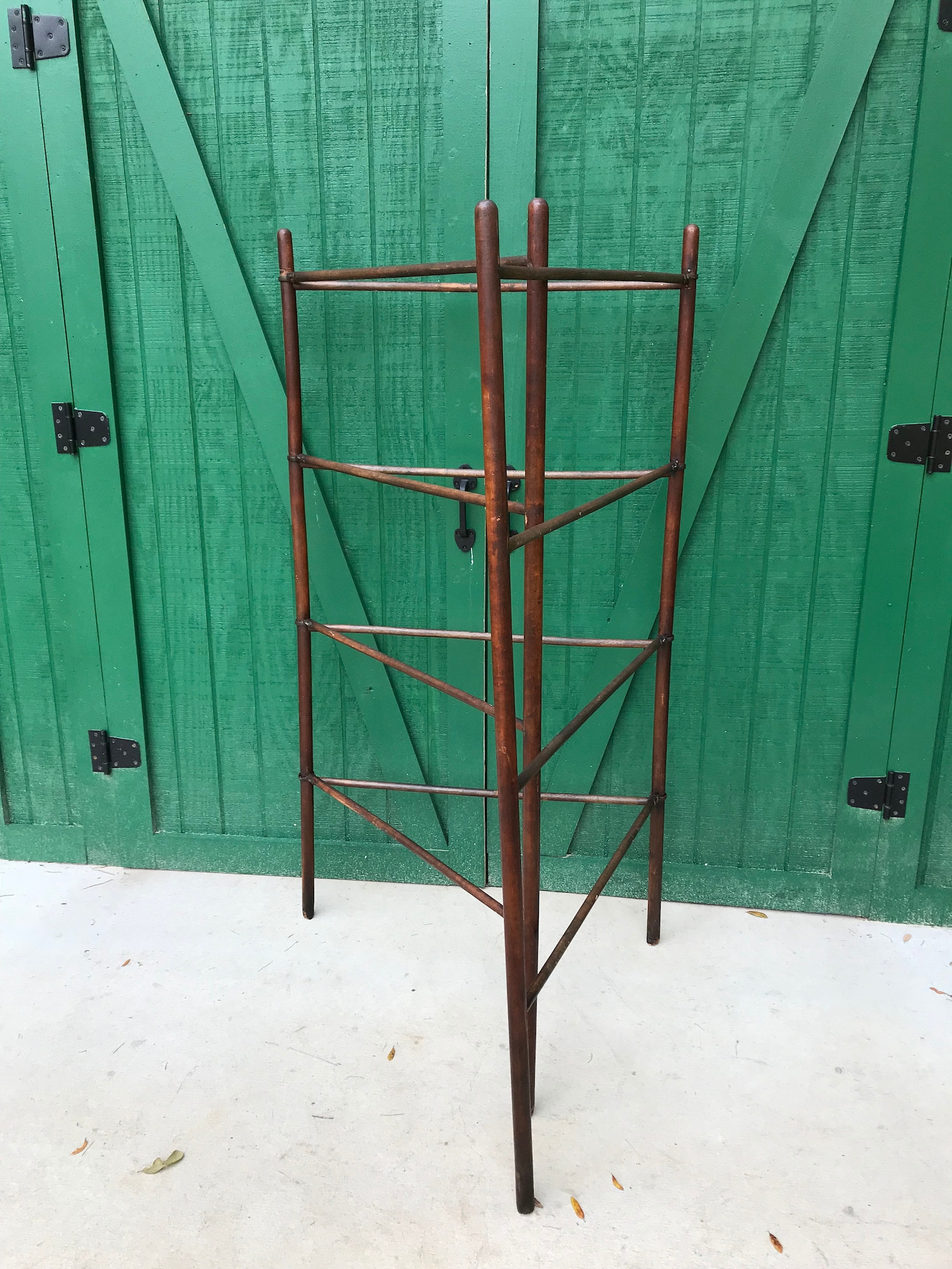 Antique Drying Rack Hand Made Brass Hardware Etsy
