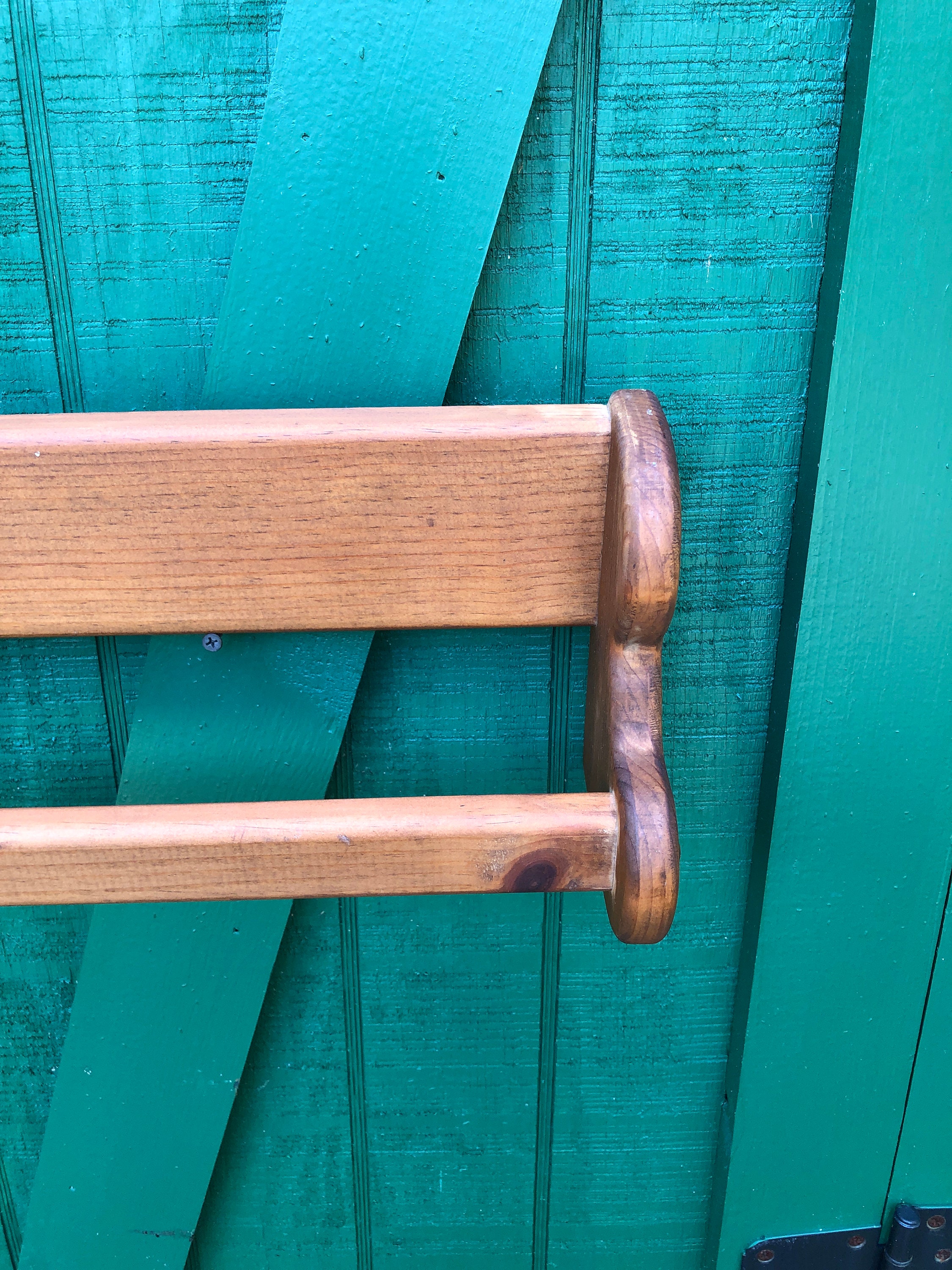 Quilt RackPine Wood Rack Bedroom Blanket Rack Hand Crafted Etsy