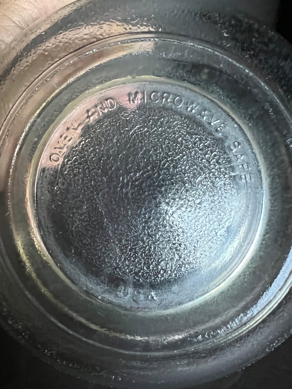 Vintage Mixer Bowl Set Fire King for Sunbeam Clear Glass Pour Spout 6 & 9  Inch Mixing -  Log Cabin Decor