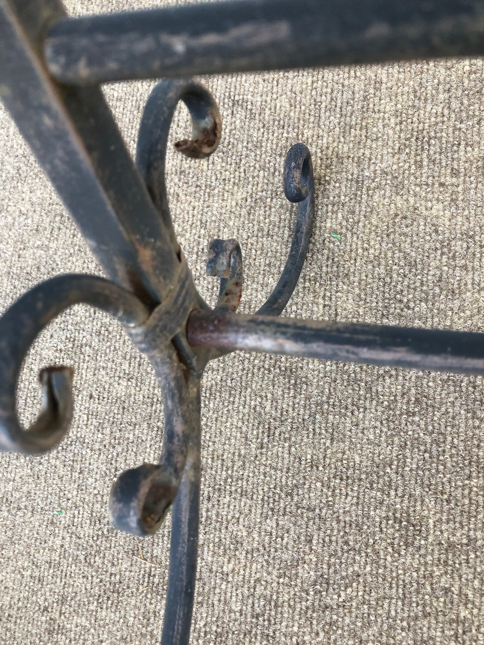 Vintage Metal Quilt Rack Blanket Hanger Wrought Iron Rack Etsy