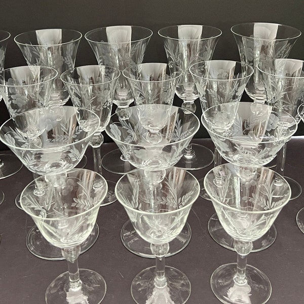 Colony, Pattern Danube, Crystal, Stemware,  OPEN STOCK, Sold Individualy